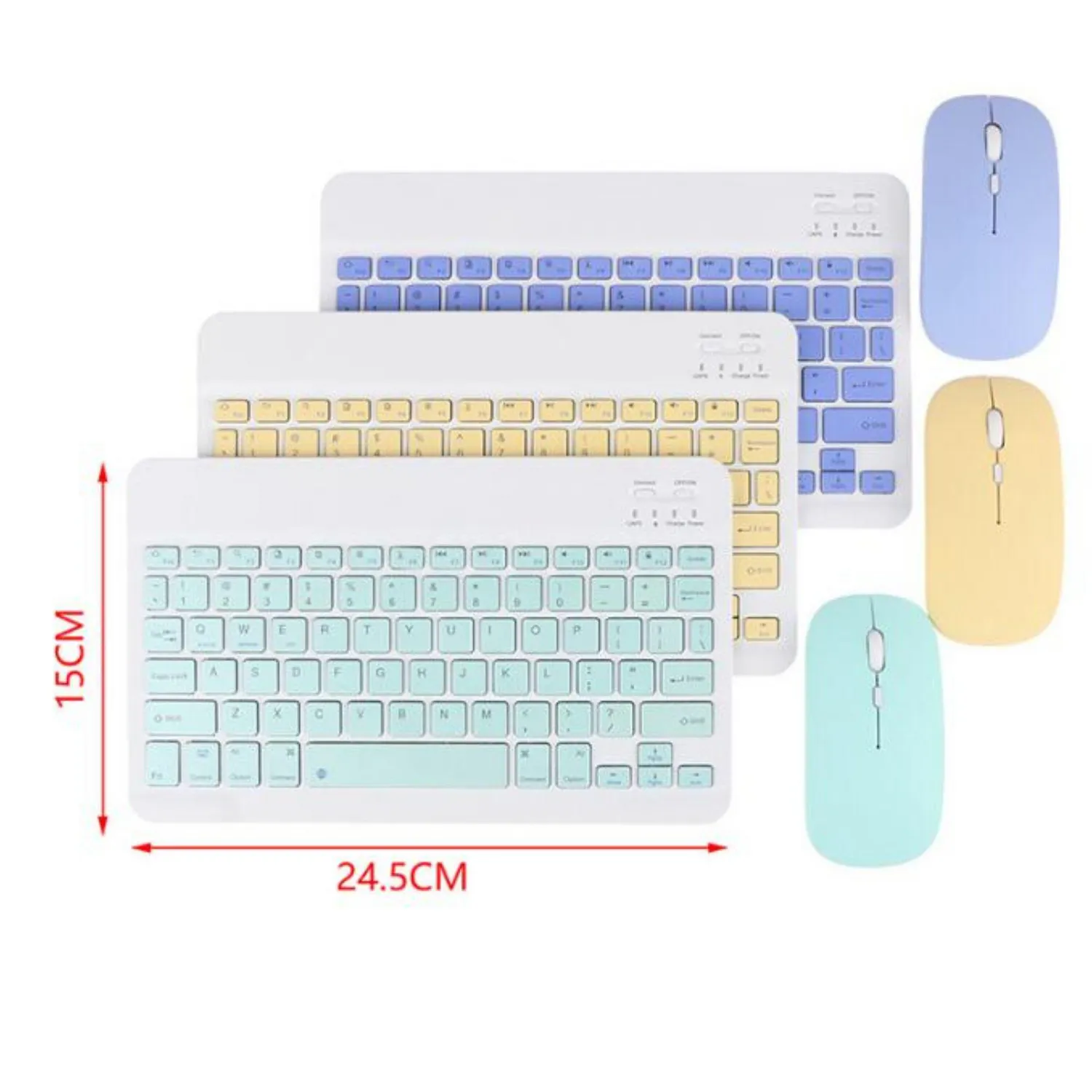 combo teclado mouse bluethooth ss01