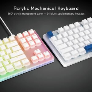 TECLADO MECANICO KL141 BLANCO