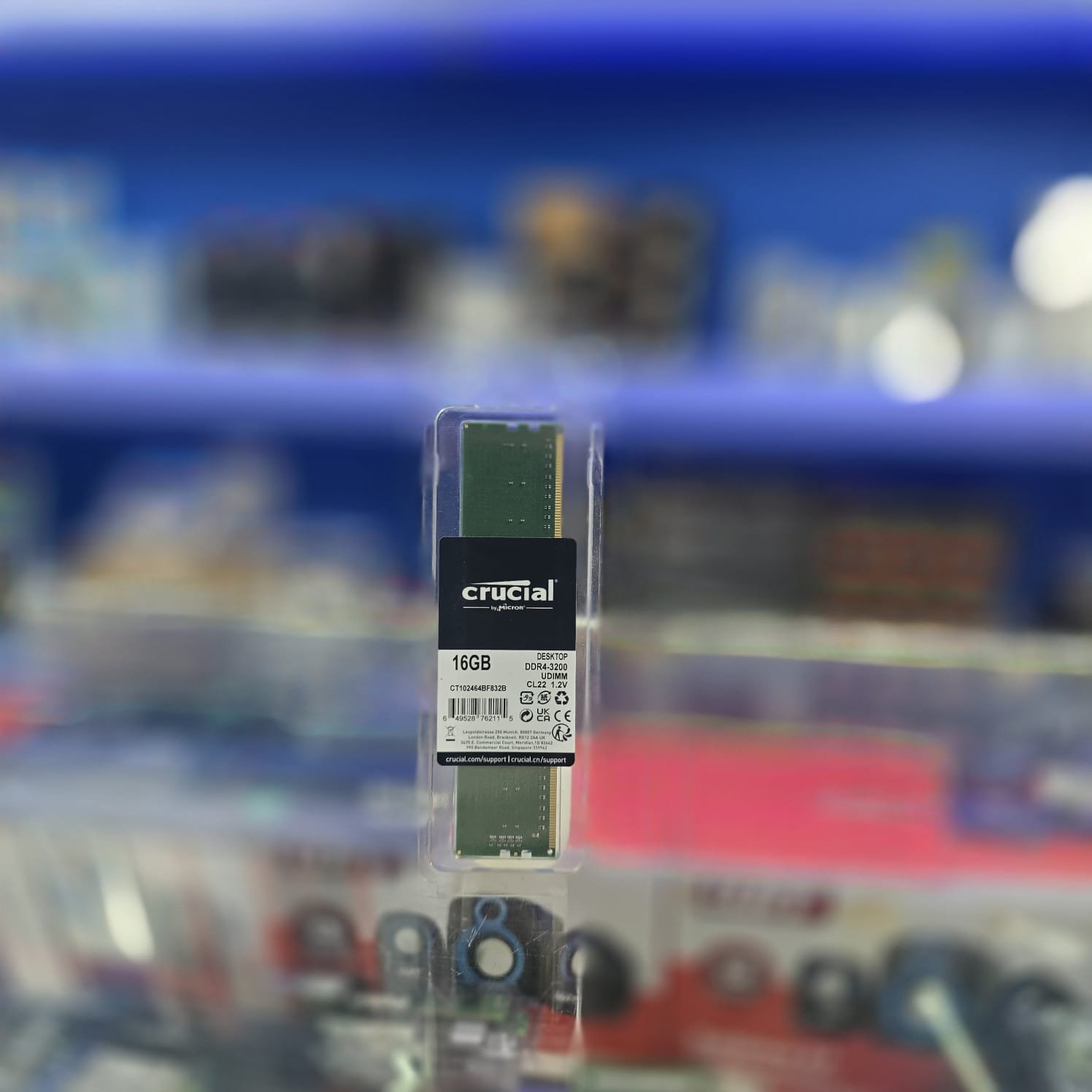 memoria ram ddr4 16gb crucial pc 3200mhz